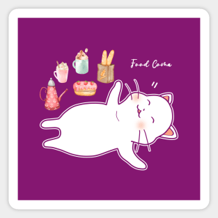 Food Coma Sticker